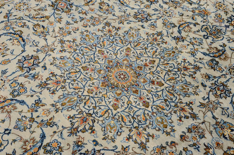 カシャーン 絨毯 363x240cm - ペルシャ絨毯