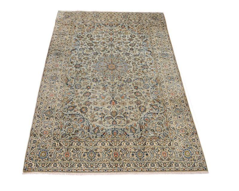 カシャーン 絨毯 363x240cm - ペルシャ絨毯