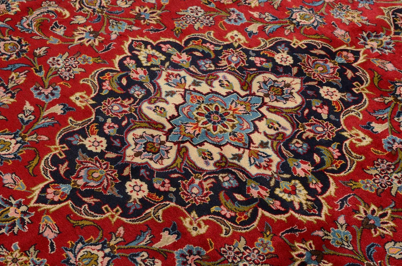 カシャーン 絨毯 352x245cm - ペルシャ絨毯