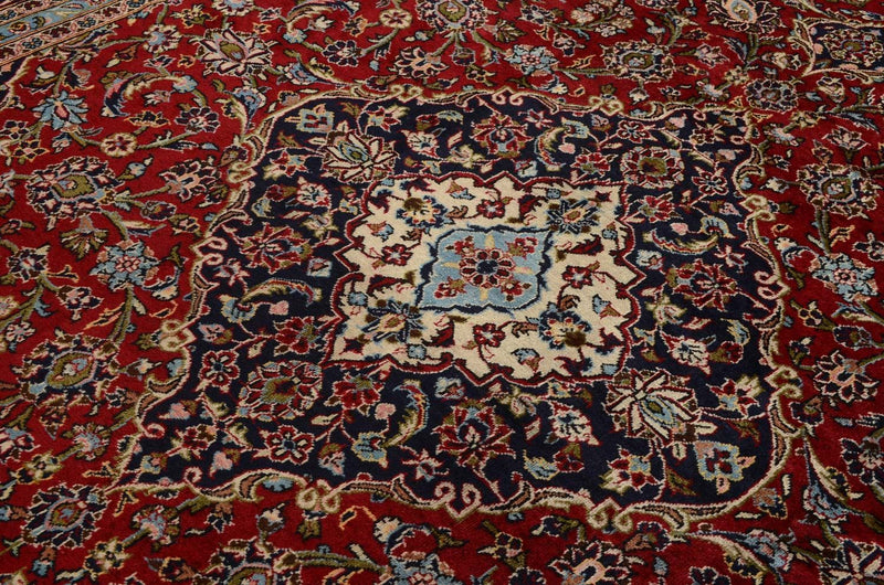 カシャーン 絨毯 357x246cm - ペルシャ絨毯