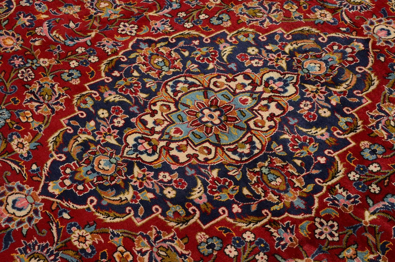 カシャーン 絨毯 358x240cm - ペルシャ絨毯