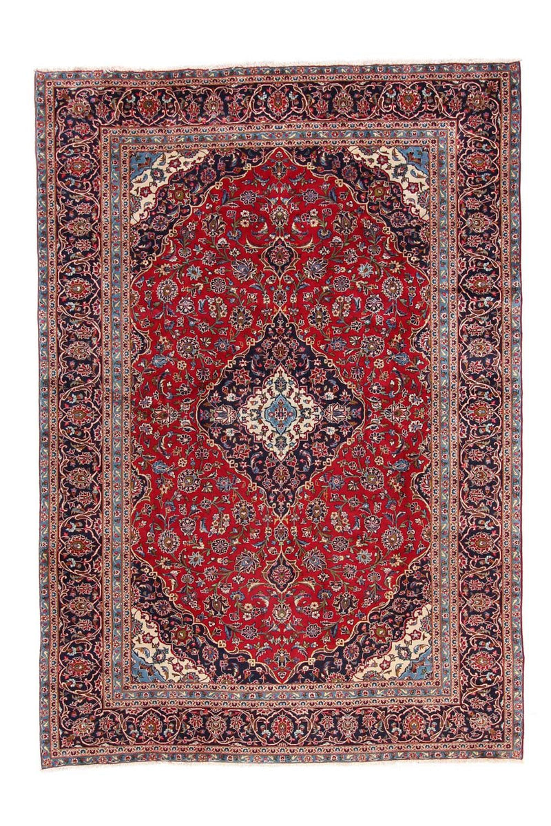 カシャーン 絨毯 345x237cm - ペルシャ絨毯