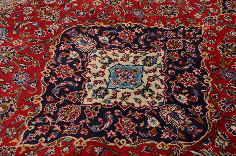 カシャーン 絨毯 345x237cm - ペルシャ絨毯