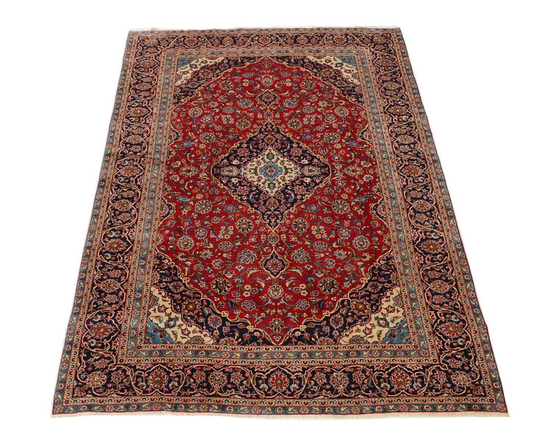 カシャーン 絨毯 345x237cm - ペルシャ絨毯