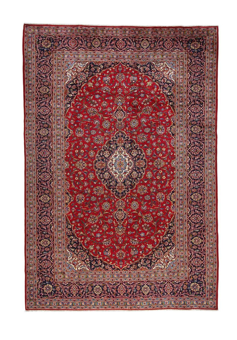 カシャーン 絨毯 359x242cm - ペルシャ絨毯