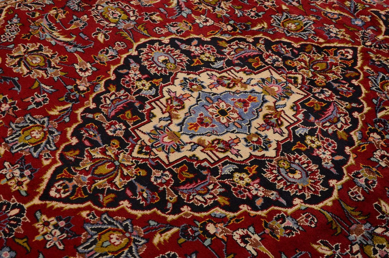カシャーン 絨毯 342x251cm - ペルシャ絨毯