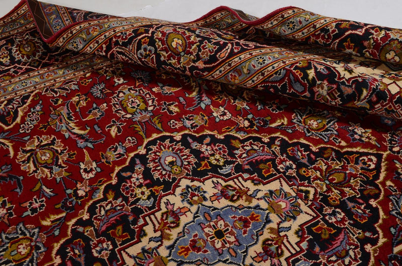 カシャーン 絨毯 342x251cm - ペルシャ絨毯