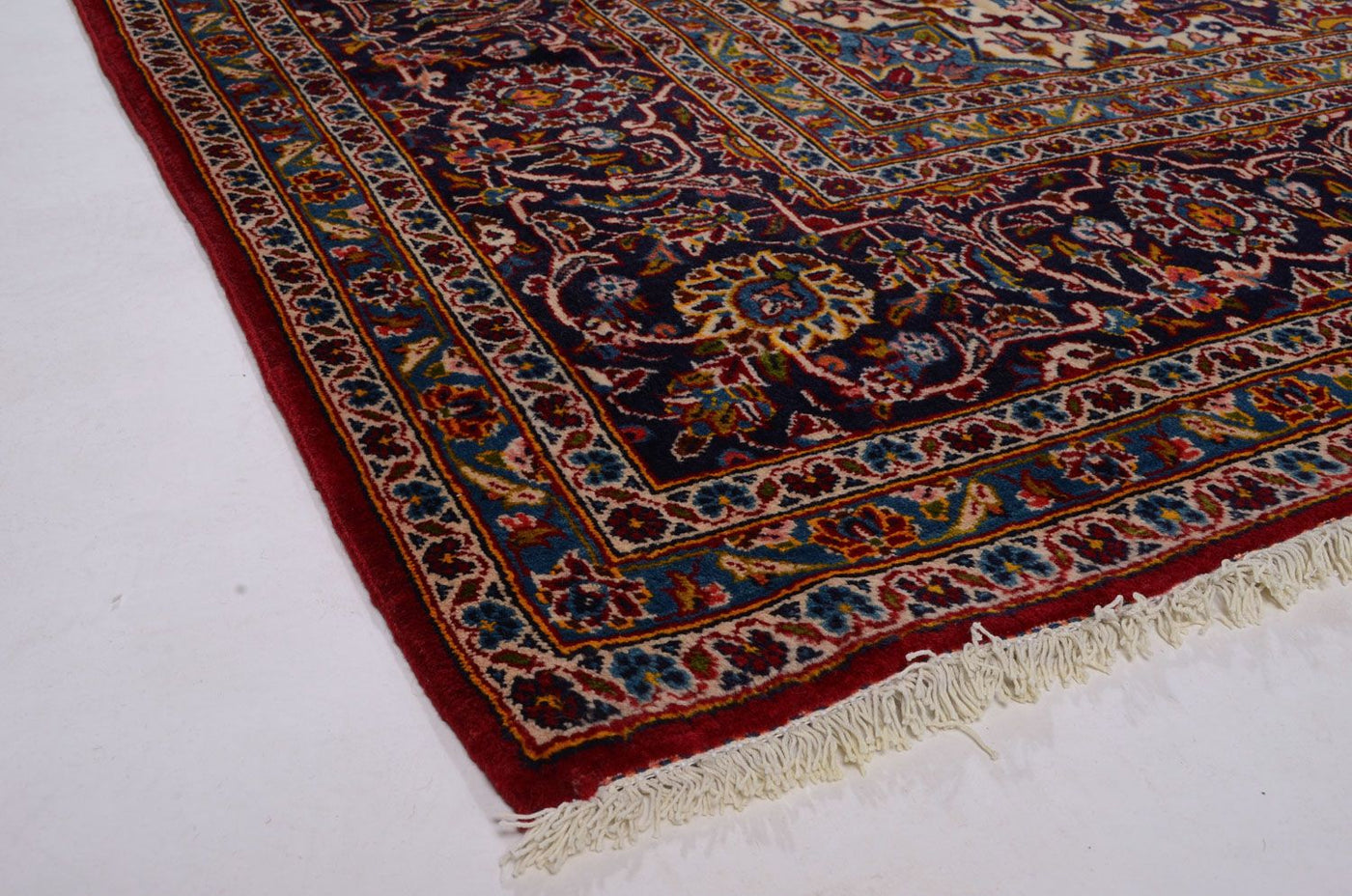 カシャーン 絨毯 378x253cm - ペルシャ絨毯