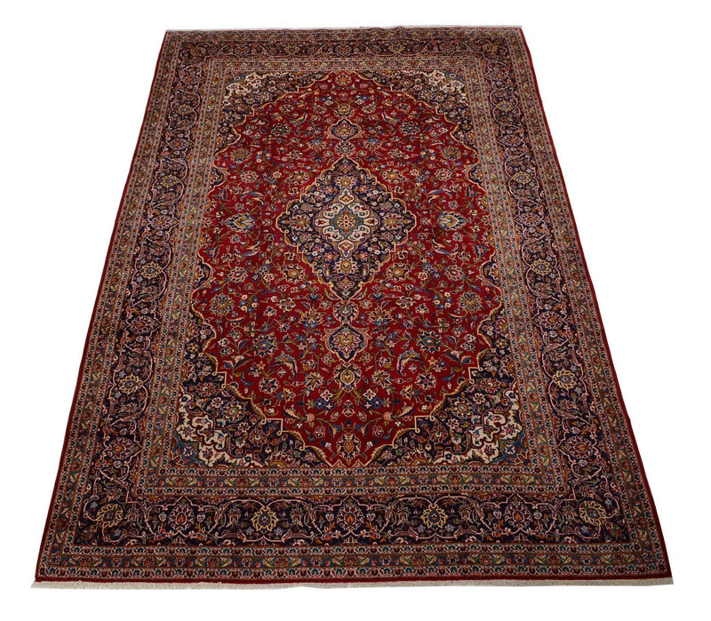 カシャーン 絨毯 378x253cm - ペルシャ絨毯