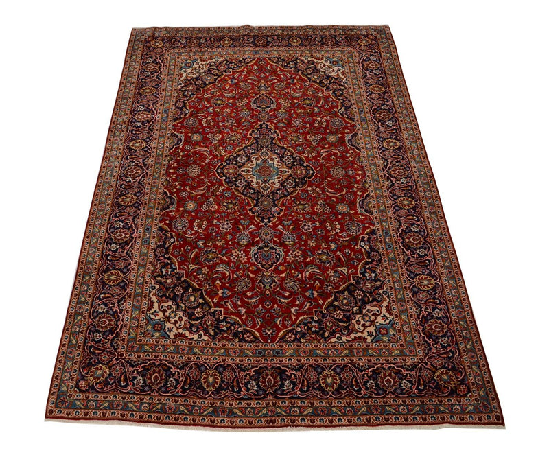 カシャーン 絨毯 380x254cm - ペルシャ絨毯