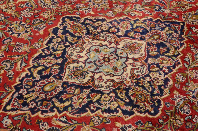 カシャーン 絨毯 374x251cm - ペルシャ絨毯
