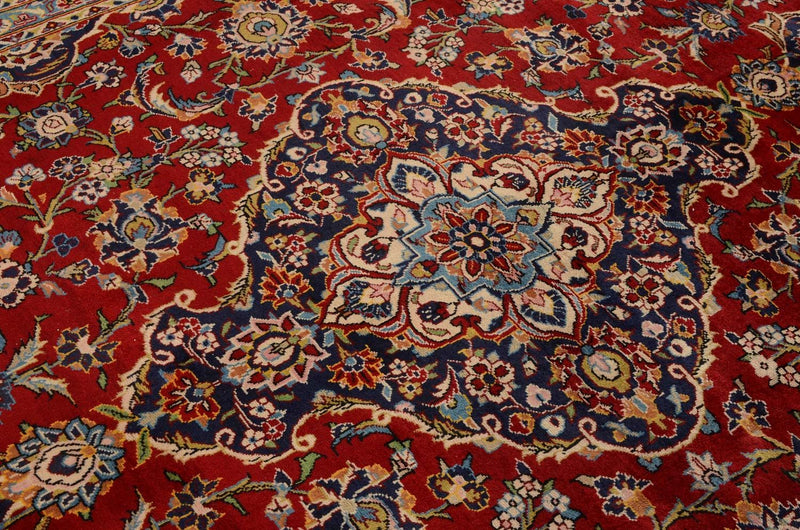 カシャーン 絨毯 349x239cm - ペルシャ絨毯
