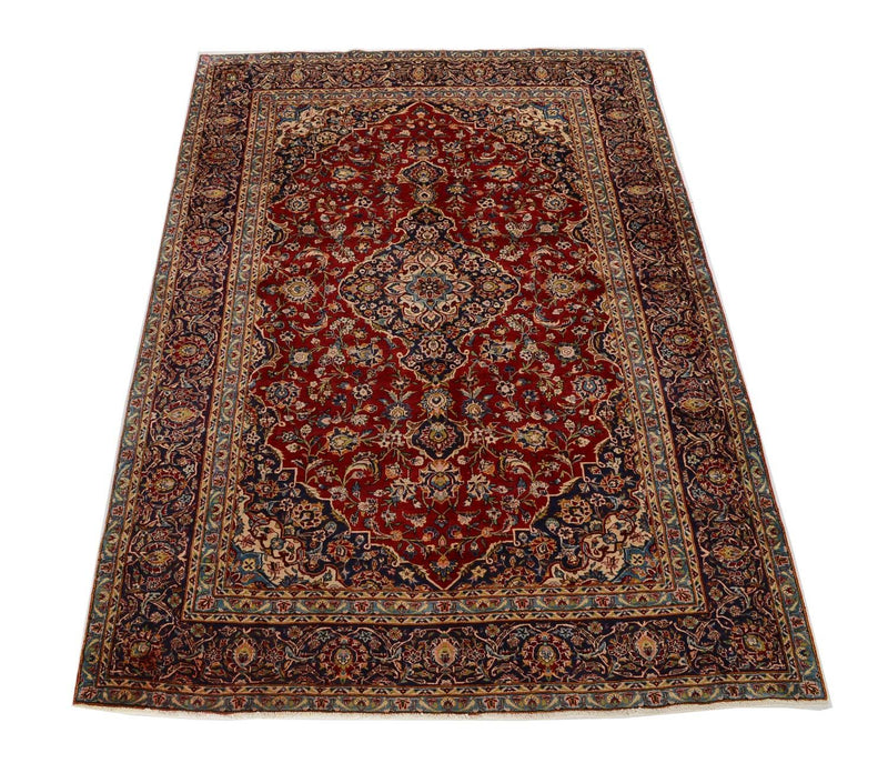 カシャーン 絨毯 349x239cm - ペルシャ絨毯