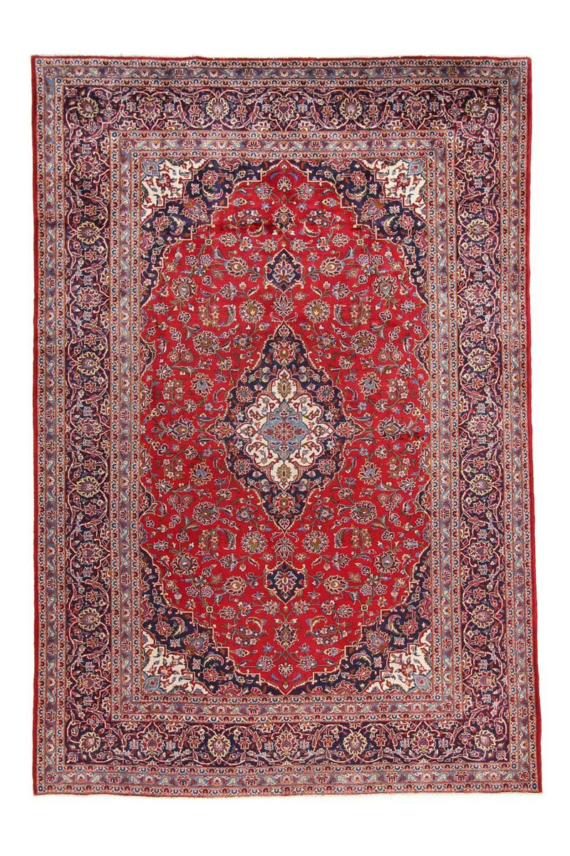 カシャーン 絨毯 349x239cm - ペルシャ絨毯