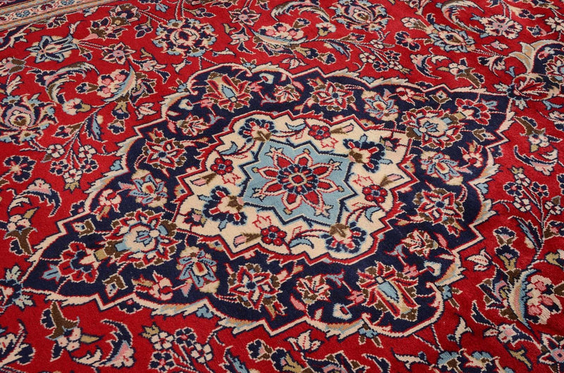 カシャーン 絨毯 351x239cm - ペルシャ絨毯