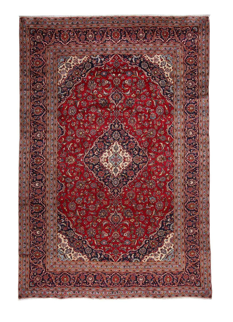 カシャーン 絨毯 363x247cm - ペルシャ絨毯