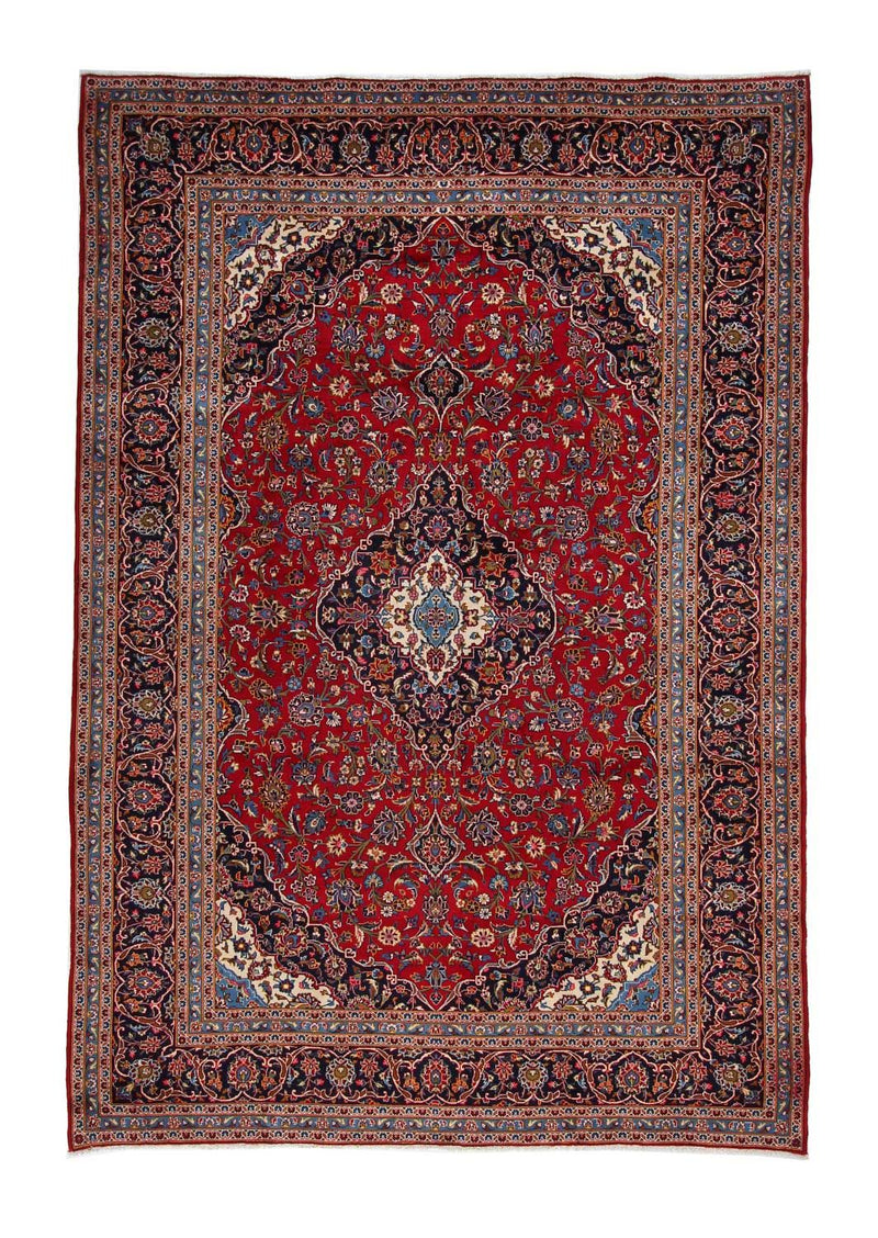 カシャーン 絨毯 365x253cm - ペルシャ絨毯