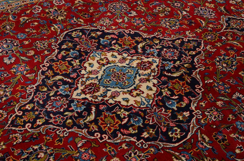 カシャーン 絨毯 365x253cm - ペルシャ絨毯
