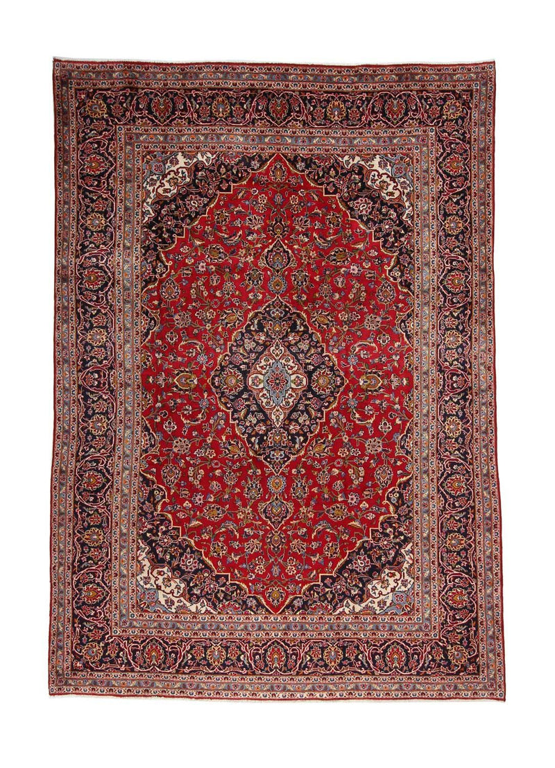 カシャーン 絨毯 342x246cm - ペルシャ絨毯