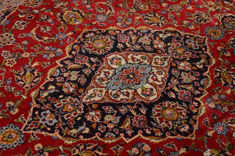カシャーン 絨毯 342x246cm - ペルシャ絨毯