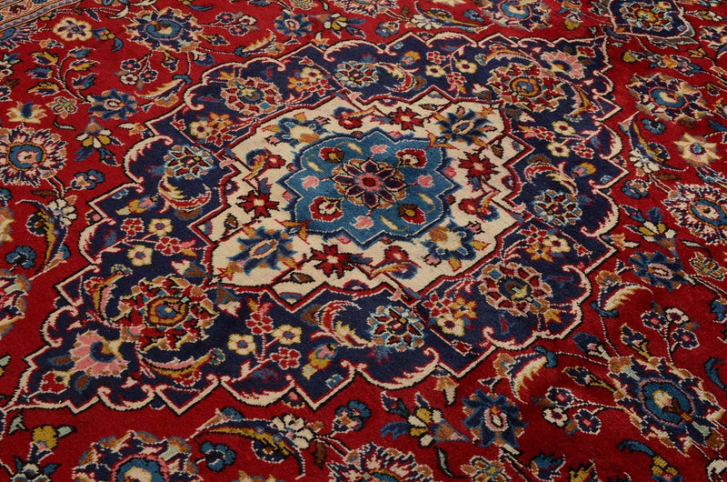 カシャーン 絨毯 328x237cm - ペルシャ絨毯