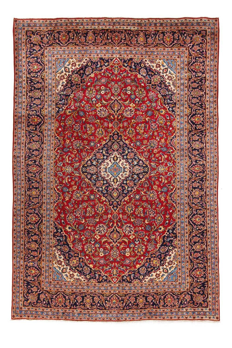 カシャーン 絨毯 358x246cm - ペルシャ絨毯