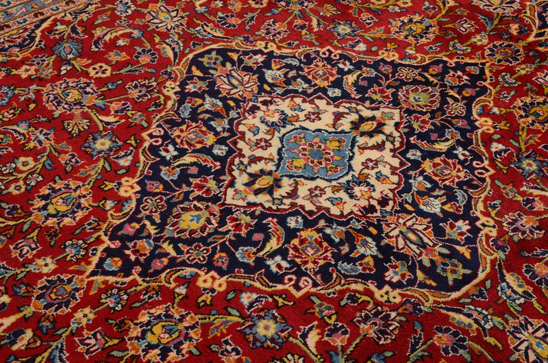 カシャーン 絨毯 358x246cm - ペルシャ絨毯