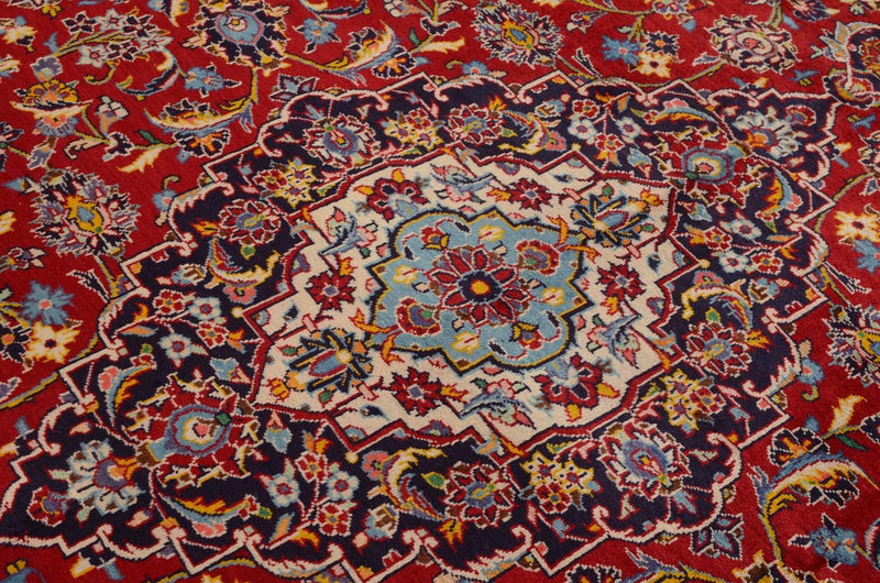カシャーン 絨毯 332x231cm - ペルシャ絨毯