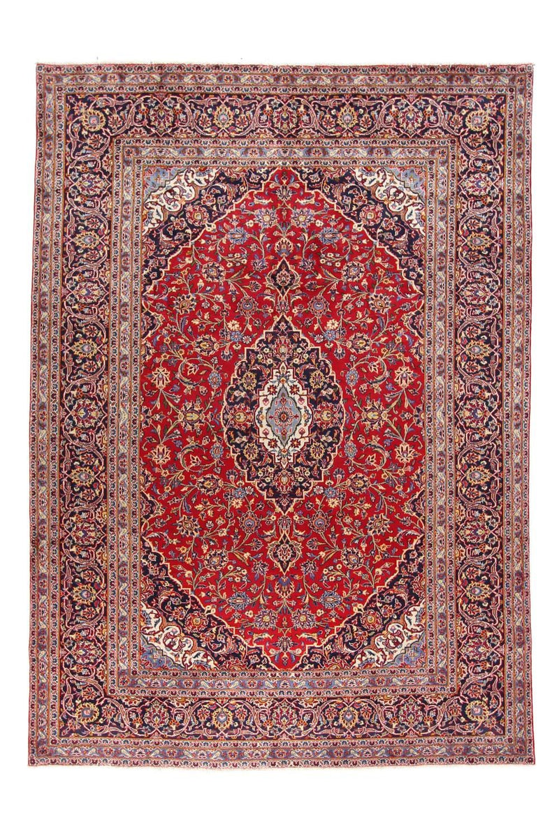 カシャーン 絨毯 336x241cm - ペルシャ絨毯