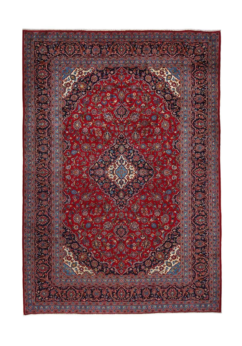 カシャーン 絨毯 352x246cm - ペルシャ絨毯