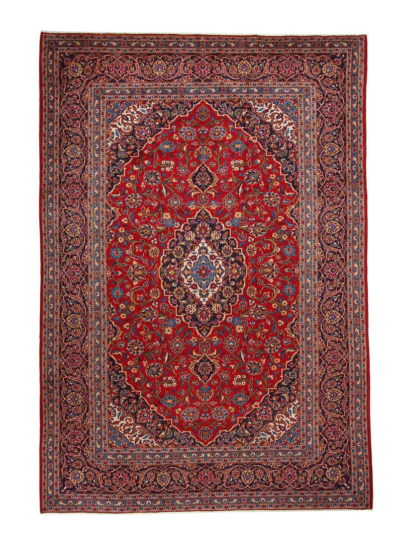 カシャーン 絨毯 357x245cm - ペルシャ絨毯