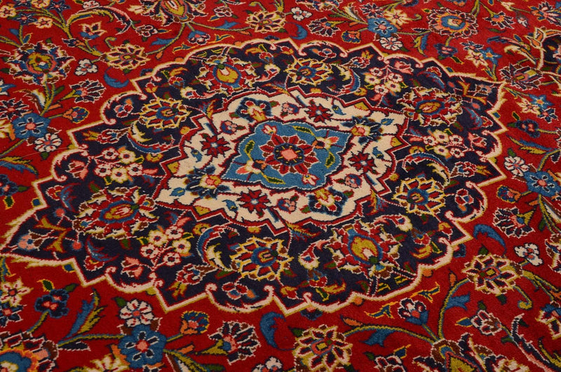 カシャーン 絨毯 357x245cm - ペルシャ絨毯