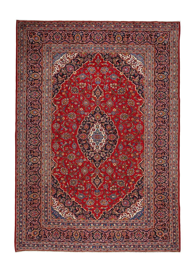 カシャーン 絨毯 360x255cm - ペルシャ絨毯