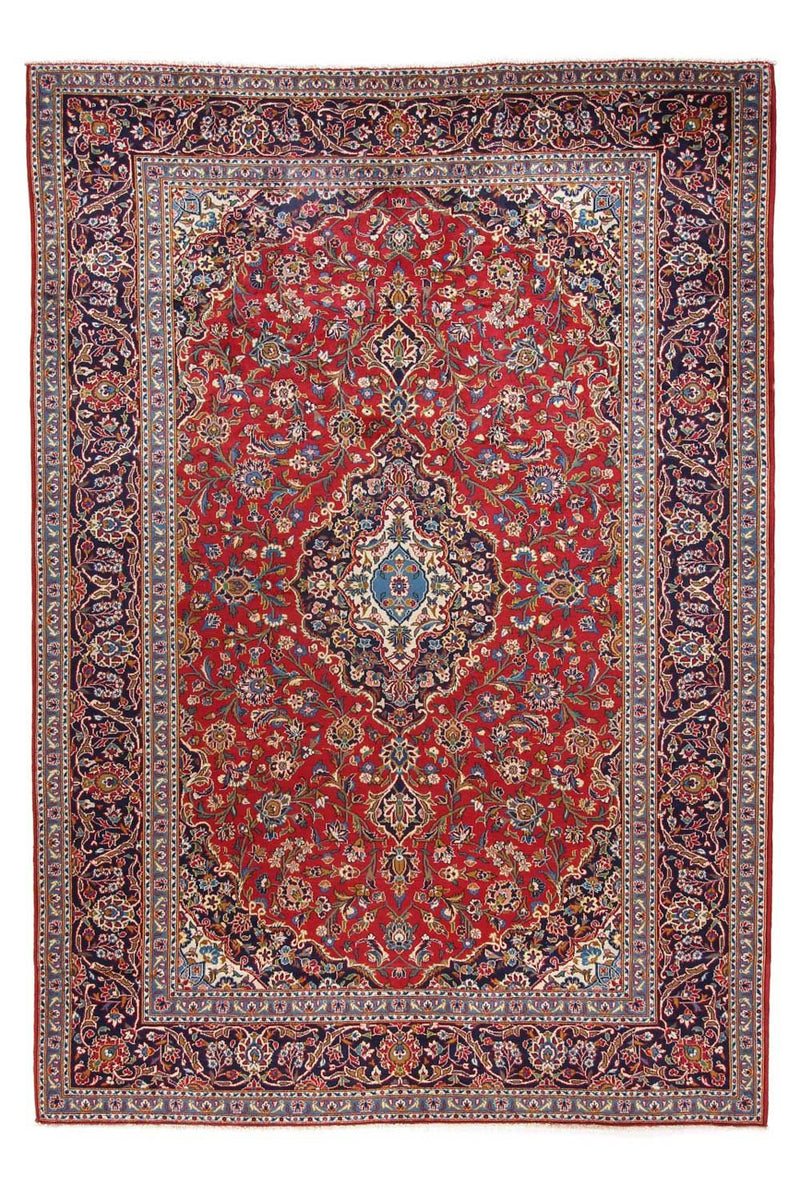 カシャーン 絨毯 359x252cm - ペルシャ絨毯