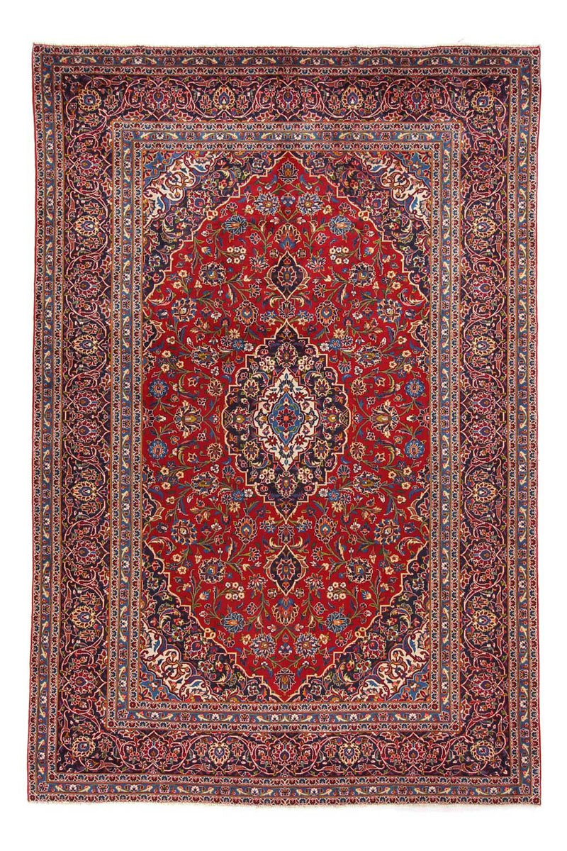 カシャーン 絨毯 368x247cm - ペルシャ絨毯