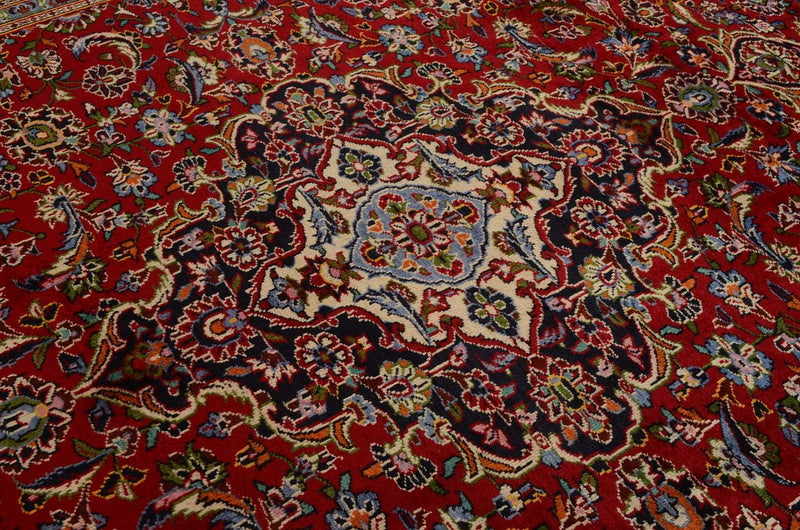 カシャーン 絨毯 352x248cm - ペルシャ絨毯