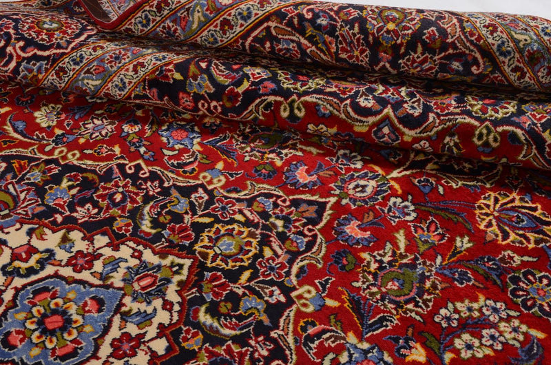 カシャーン 絨毯 400x291cm - ペルシャ絨毯
