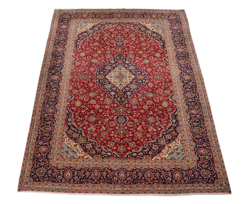 カシャーン 絨毯 398x293cm - ペルシャ絨毯