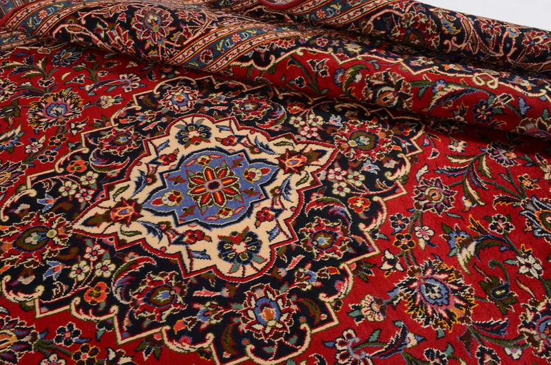 カシャーン 絨毯 370x255cm - ペルシャ絨毯