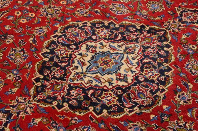 カシャーン 絨毯 346x253cm - ペルシャ絨毯
