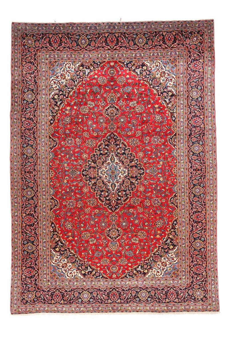 カシャーン 絨毯 414x292cm - ペルシャ絨毯