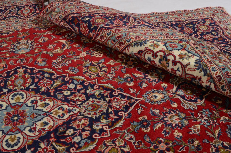 カシャーン 絨毯 353x242cm - ペルシャ絨毯