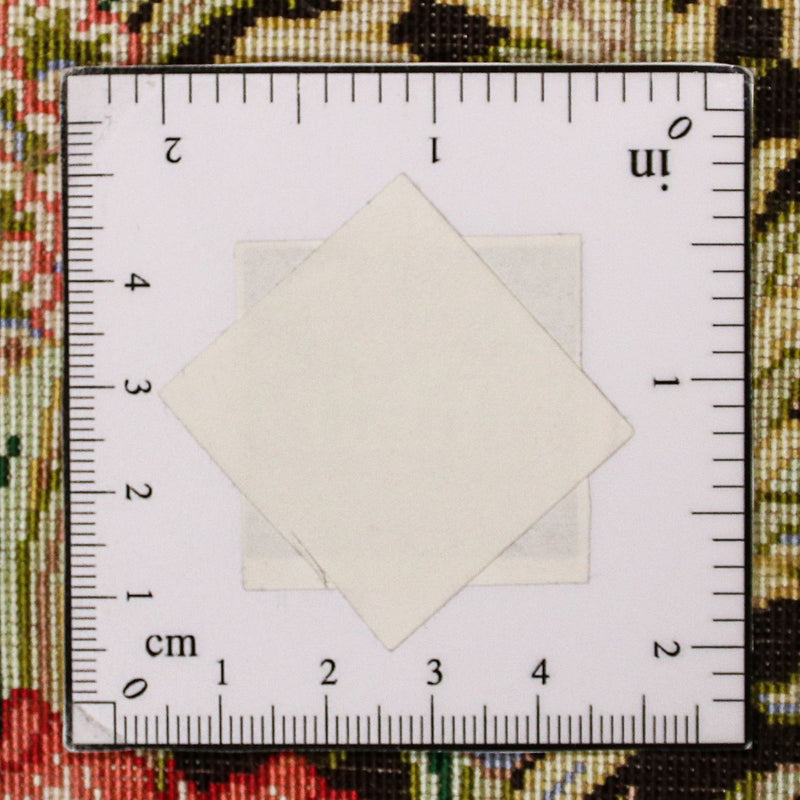 ゴム - シルク 絨毯 197x128cm - ペルシャ絨毯