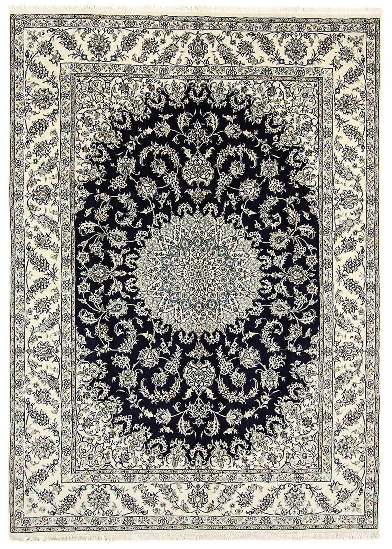 ナイン - 12la 絨毯 343x251cm - ペルシャ絨毯