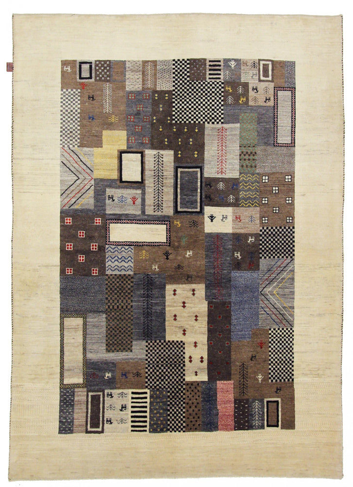 インド ロリバフト 絨毯 251x181cm - ウールラグ
