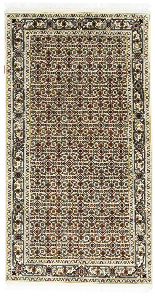 インド タブリーズ 絨毯 163x88cm - オリエンタル絨毯