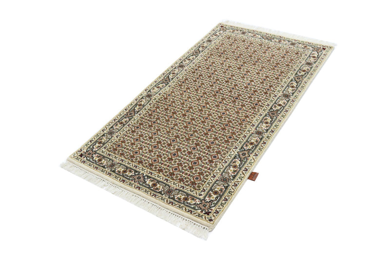インド タブリーズ 絨毯 163x88cm - オリエンタル絨毯