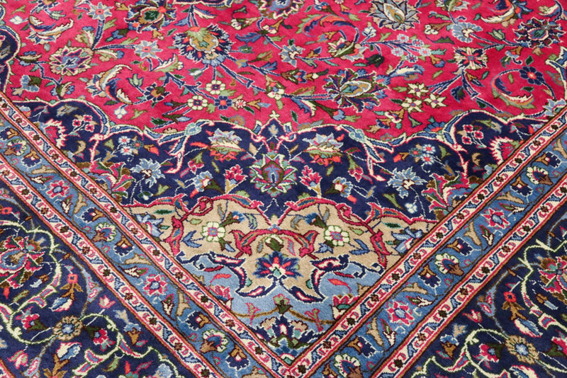 カシャーン 絨毯 332x251cm - ペルシャ絨毯