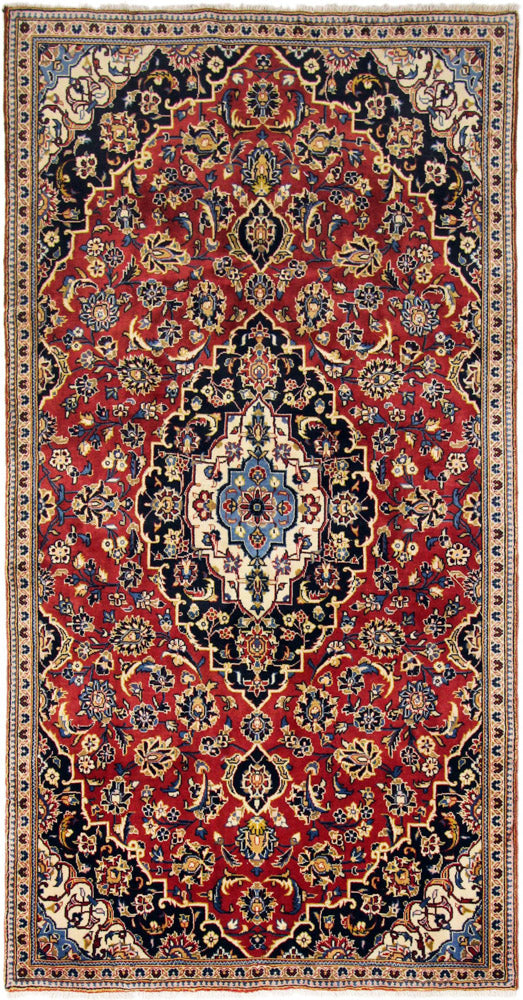 カシャーン 絨毯 260x136cm - ペルシャ絨毯