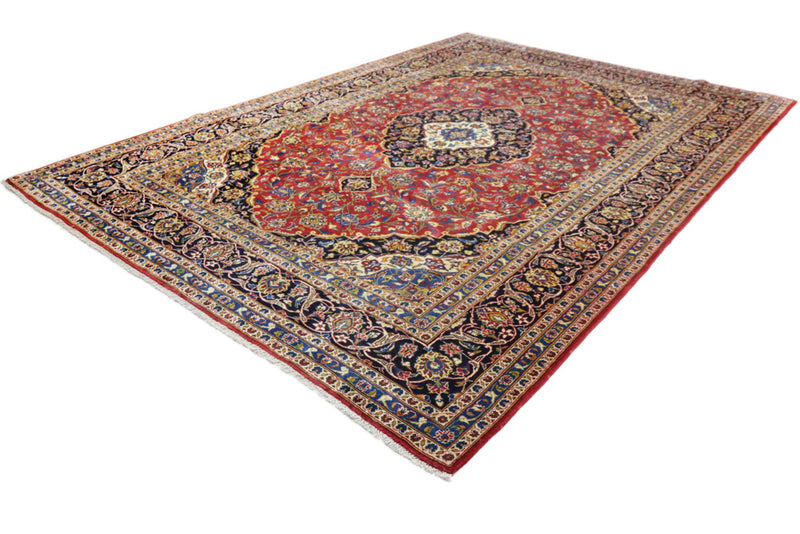 カシャーン 絨毯 350x250cm - ペルシャ絨毯